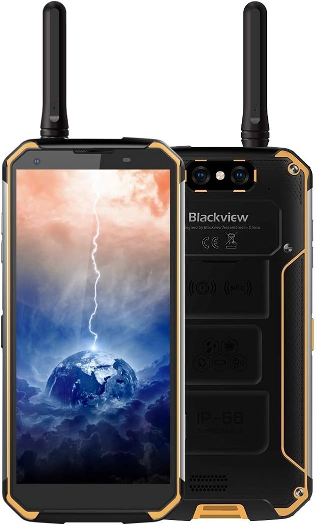 Cell Phone BV9500 Pro Rugged Phone, 6GB+128GB, IP68 Waterproof Dustproof Shockproof, Walkie-talkie, Dual Back Cameras, 10000mAh Battery, Side Place Fingerprint Identification, 5.7 inch Android 8.1 Hel