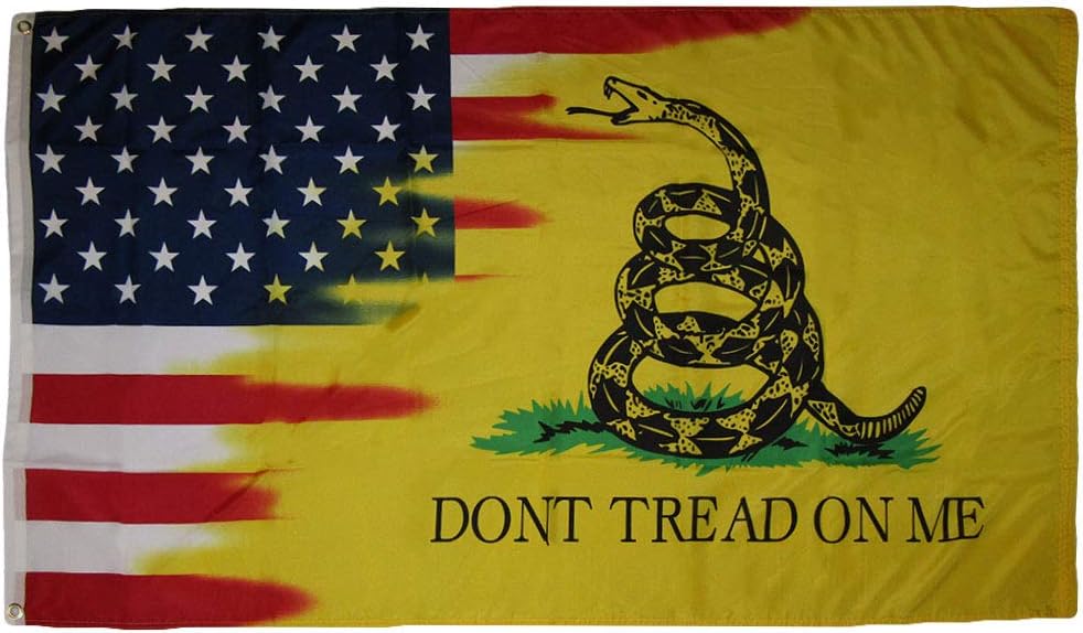 3x5 USA American Gadsden Don't Tread On Me Friendship
