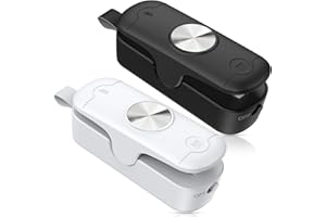 OEOP Bag Sealer, 2 in 1 Mini Bag Sealer Heat Seal and Cutter, Portable Chip Bag Sealer Heat Sealer Bag Resealer for Snacks Candies Plastic Bag Food Storage (Batteries Included)