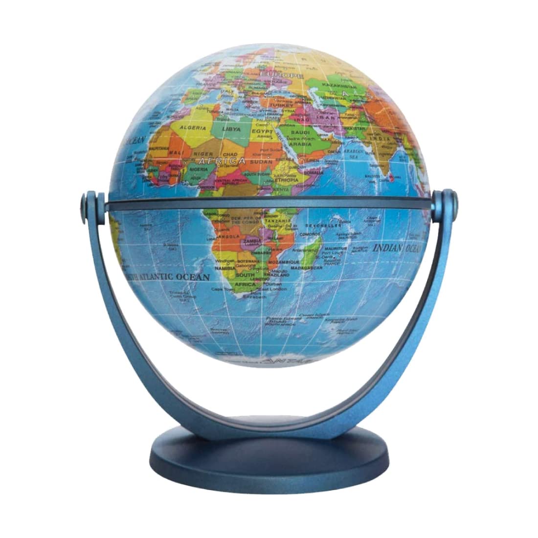 Waypoint Geographic World Globe, Blue Oceans, 4 Inches