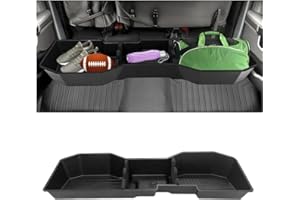 MAXDOM Under Seat Storage Fit for (2007-2018) Chevy Silverado 1500/GMC Sierra 1500 (2007-2019) 2500HD 3500HD Crew Cab Rear Un