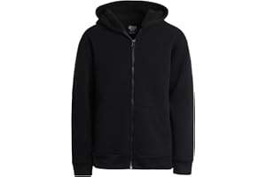 Quad Seven Boys Sweatshirt – Heavyweight Sherpa Fleece Lined Zip Hoodie Sweatshirt – Winter Sweatshirt Jacket for Boys (8-18)