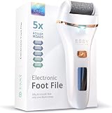 Essy Electric Foot File with 5 Rollers - Callus Remover, Pedicure Set