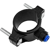 SDTC Tech 1-Pack Drain Saddle Valve with 1/4" Quick Connect Plastic Water Filters Valve Clamp for Reverse Osmosis System