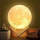Balkwan Moon Lamp for Kids 3D Touch Control Night