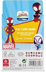 Shuffle Cartamundi Spidey 4 in 1 Card Game for Kids Ages 4+ Multicolor view 6