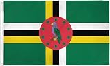 AZ FLAG Dominica Flag 2x3 ft 100D Polyester with 2 Brass Eyelets