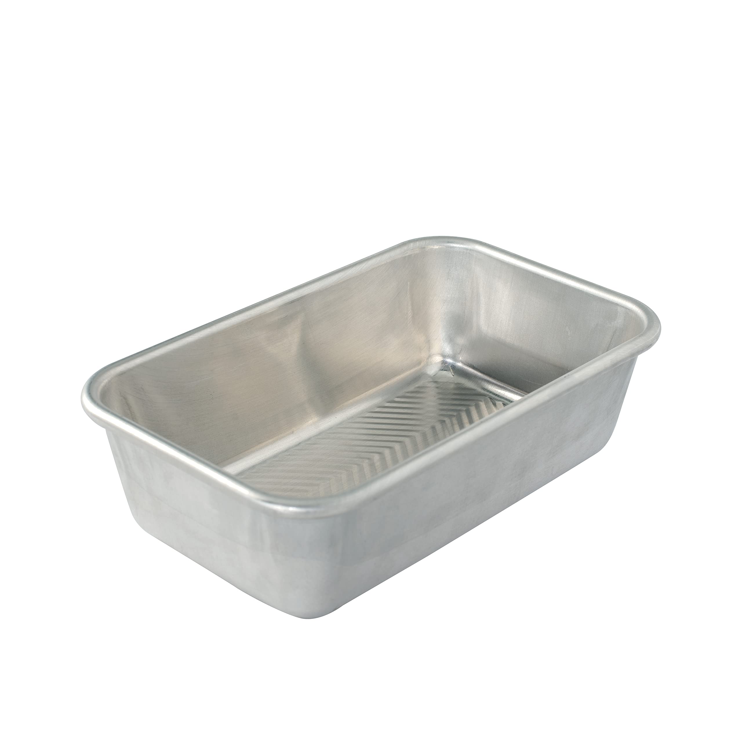Nordic Ware Prism 1.5lb Loaf Pan, Aluminium Baking Sheet with Improved Airflow, Premium Bakeware Made in The USA, Silver
