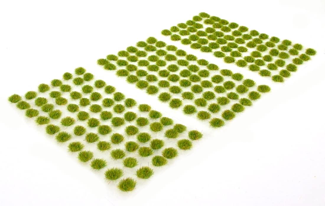 x196 tufts 2mm Green grass Static self adhesive - Warpainter