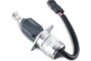 KD KISONIED 3919422 Fuel Shut Off Solenoid Yanmar 129953-77803 SA4754-12 24022035 Replacement for Cummins Diesel Engine 5.9L 8.3L, Ford Truck Part 12VDC