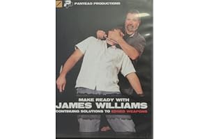 PRO EARS Panteao Productions: Make Ready with James Williams Continuing Solutions to Edged Weapons - PMR041 - Bugei Trading Company - Fighting Knife - Samurai - Tanto - Knife Training - DVD , grey