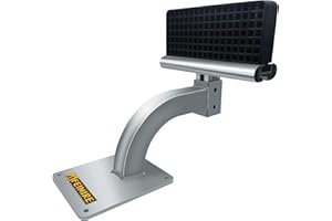 FEIMIRE Aluminium Deck Mount Trolling Motor Bracket for Kayak, Canoe & Small Boat with 90° Rotatable Installation Plate