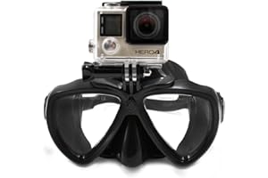 TELESIN Swimming Goggles Diving Mask Scuba Snorkel Glasses for GoPro Hero 7/6/5/4/3/3+/2/1 Session 4/5 Fusion 360 4K DJI Osmo Action Cameras