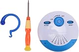 GOWENIC Mini Shower Radio Waterproof Portable FM Speaker Long Battery Life Easy view 7