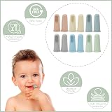 Dzpuhuojz Baby Toothbrush 0-2 Years, 12 Pack Soft Silicone Finger Brush view 5