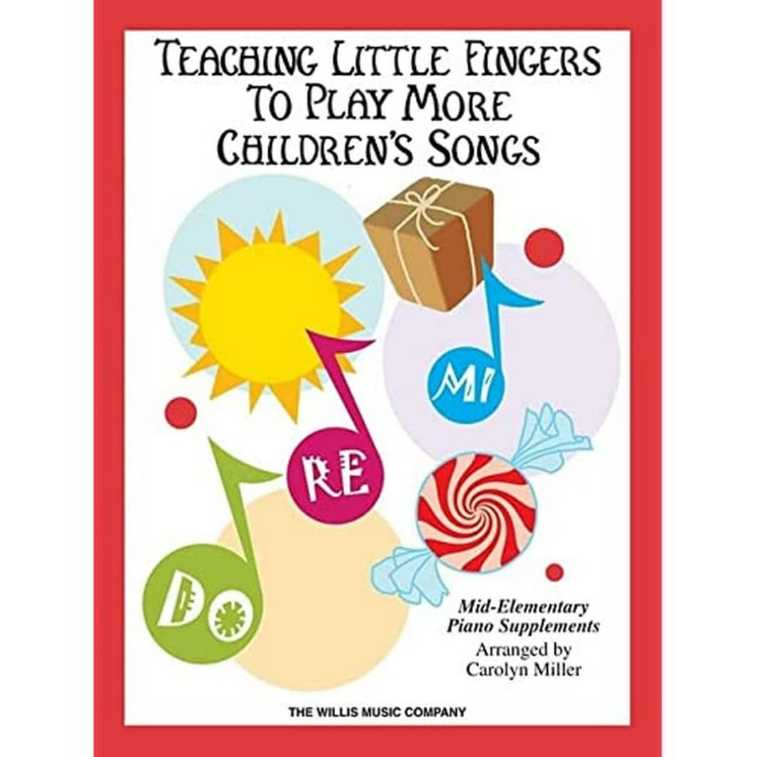 Teaching Little Fingers to Play. Piano Solo.: Piano Solos With Optional Teacher Accompaniments
