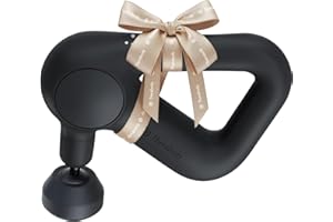 TheraGun Therabody Relief - Quiet Deep Tissue Therapy Massage Gun - Bluetooth Enabled, Electric Percussion Massage Gun & Personal Massager for Pain in The Neck, Back, Leg, Shoulder and Foot (Black)