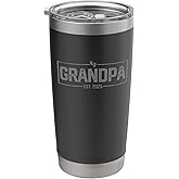 Grandpa Est 2025 Promoted To Grandpa 2025 New Grandpa Stainless Steel Insulated Tumbler
