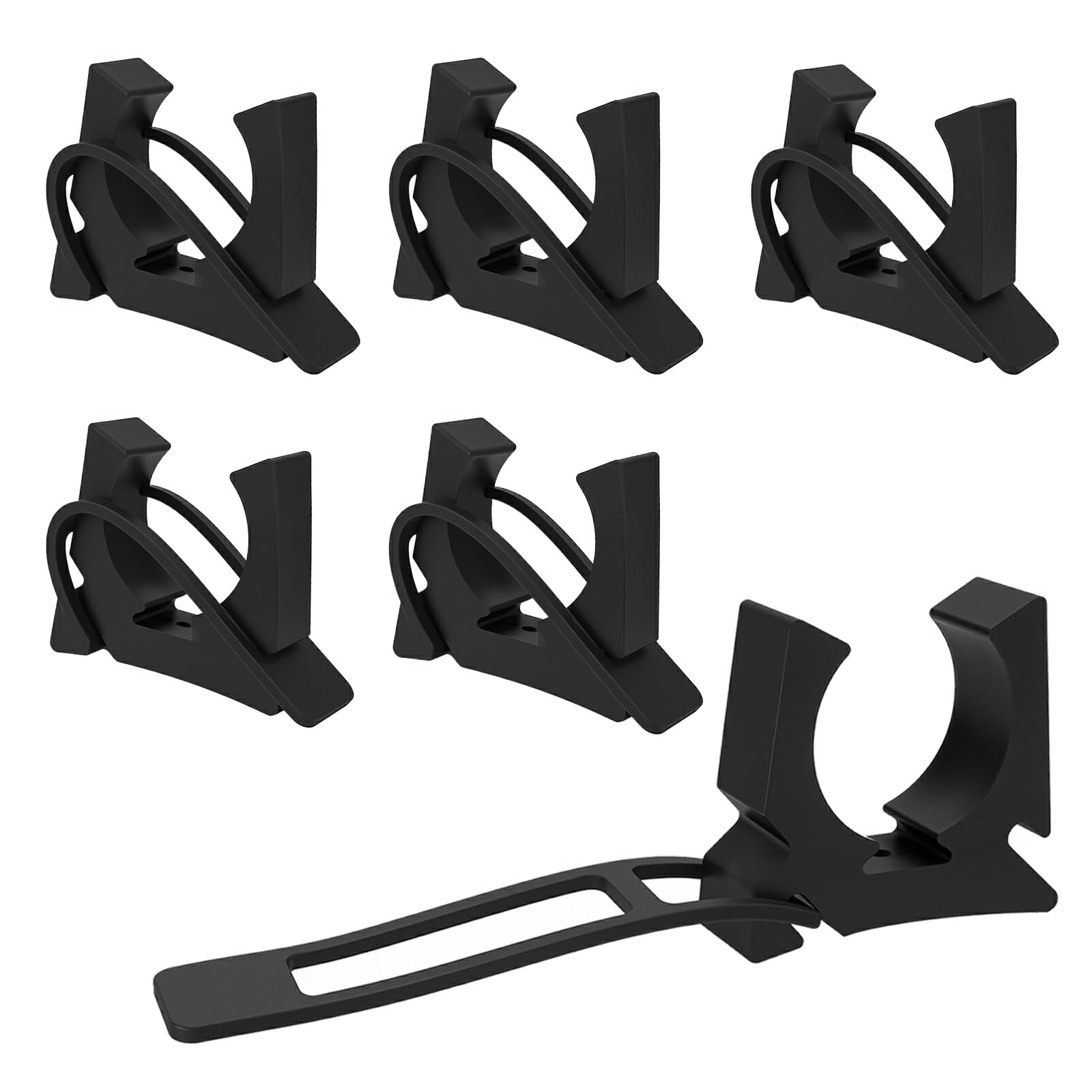 Photo 1 of 6 Pcs Boat Hook Holder Replacement for SOF-LOC Gaff Hook Holder with Rubber Spring Strap, Marine Holders Clips Fits for Boat Hook, Paddle Holders, Oar Mounts, Boat Net, Gaff, Push Pole, Anchor Pole.