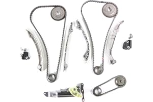 AUTODEVIL Engine Timing Chain Kit 5.6L Fit for 2010-2023 TITAN 16-23 Titan XD for 09-22 INFINITI QX80 Q70 M56 QX56 for 10-12 Pathfinder-Auto for 12-21 NV2500/NV3500 with Tensioner, Guide Rail, Sprockets