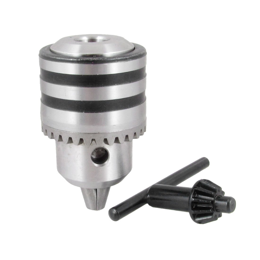 Sourcingmap B16 Mount 3-16mm Capacity Steel Core Metal Spanner Drill Chuck w Key Tool