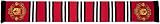 Manchester United FC Official Stripe Bar Scarf Jacquard Knit 132 cm view 2