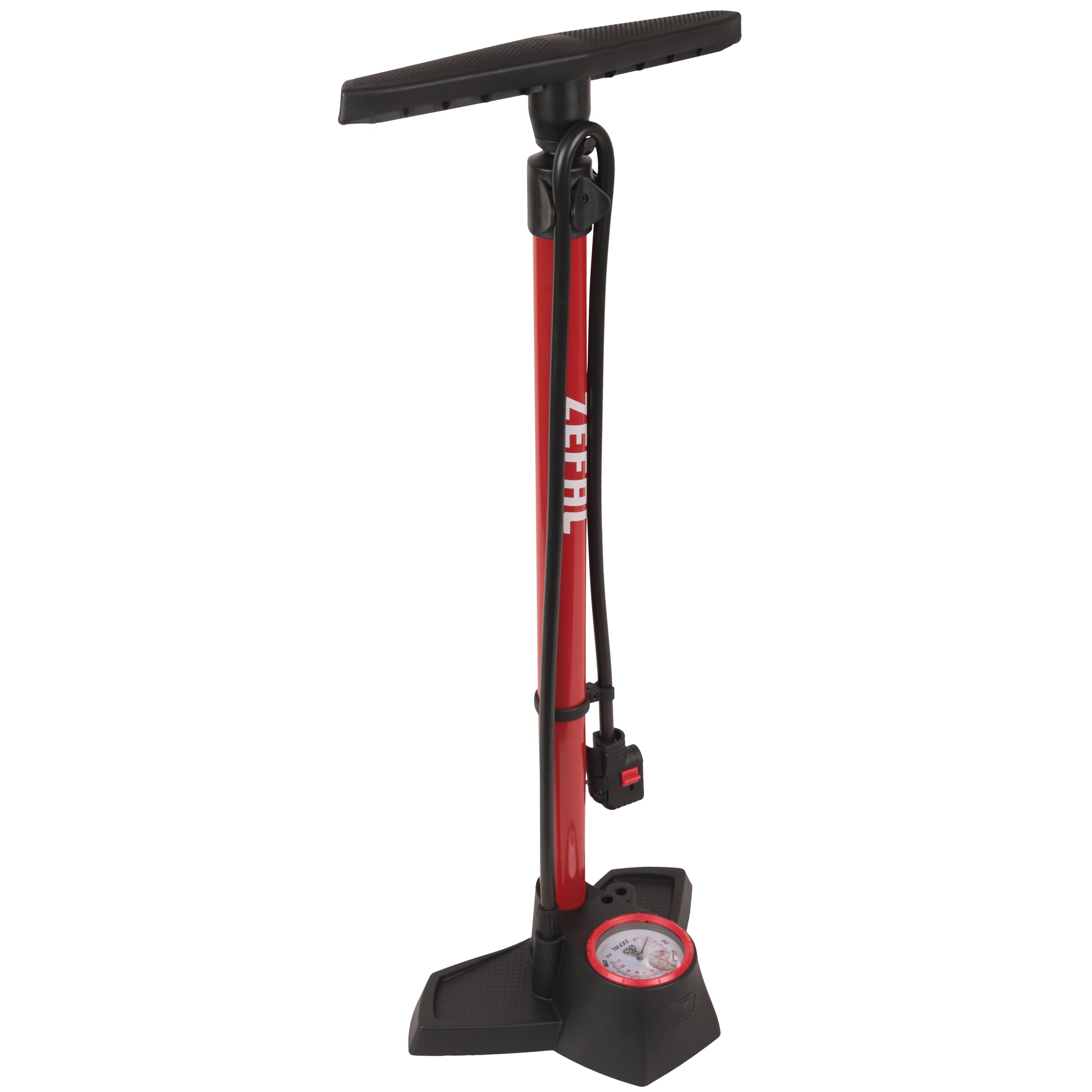 ZEFAL Unisex's Profil Max FP30 Bicycle Track Pump, Red, One Size