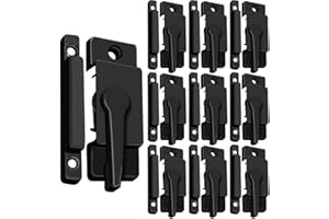 TEMPSNOW 10 Pack Window Sash Locks Window Latch Replacement Security Window Locks for Vertical and Horizontal Sliding Windows Double Hung Windows-Black