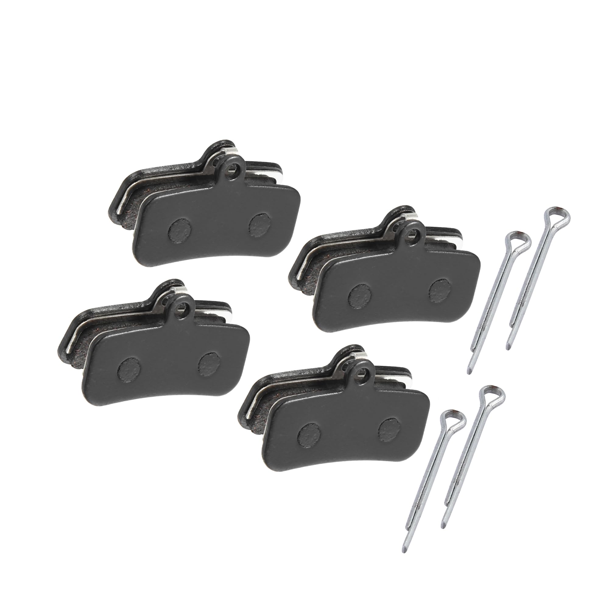 INFINAUTO 4 Pair Semi Metal Disc Bike Brake Pad W/Split Pin for SHIMANO Saint Stylish Design