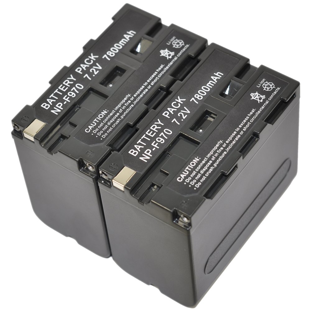 BTBAI 2x Camcorder Battery for NPF570 NP-F970 NP-F970/B HVR-Z5e Z1e NP-F750 F550 F330 F570 F960 Video k1a