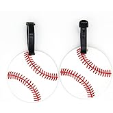 Baseball Luggage Tags for Suitcases 2-Pack Cute Silicone Luggage Tag with Name ID Card Funny Suitcase Label