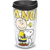 Tervis Made in USA Double Walled Peanuts Colossal Insulated Tumbler Cup Keeps Drinks Cold & Hot, 16oz, Classic