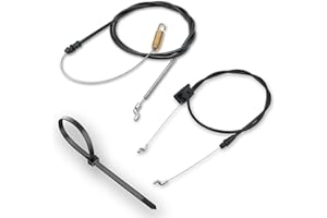 RuiQalith 112-8818 Brake Cable and 119-2379 Traction Drive Cable Replacement Combo for Toro 22" Recycler Mowers - Fits Models 20330, 20331, 20339, 20350, 20351, 20370 & More