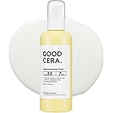 HOLIKA HOLIKA Good Cera Super Ceramide Toner, Milky Essence, 6.08 fl oz | 3 Ceramides + Hyaluronic Acid, pH 5.5 &amp; Alcohol-Free Korean Toner for Dry, Sensitive Skin, Clinically Tested 72H Moisture