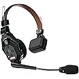 Hollyland Solidcom C1 Pro Wireless Intercom Master Headset ENC Noise Cancellation Full Duplex 1100ft Team Communication with PTT Mute Single Ear Headset for Church Drone TV Film Production
