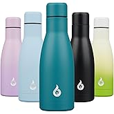 BJPKPK Insulated Water Bottle 12oz Small Stainless Steel Water Bottles Reusable Metal Thermal Keep Cold and Hot,Laguna