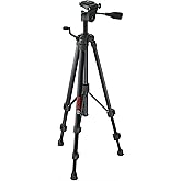 Bosch BT150 Compact Tripod with Extendable Height for Use with Line Lasers, Point Lasers, and Laser Distance Tape Measuring T