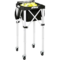 Amazon.com : Prince PL055 Tennis Ball Basket, Compact Type  