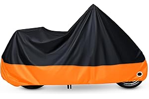 XYZCTEM Motorcycle Cover Waterproof Outdoors, All Weather Protection Vehicle Accessories, Sunproof Windproof, Dustproof, Fit for Honda, Kawasaki, Harley Davidson, Yamaha 97 Inch Motorcycle Cover