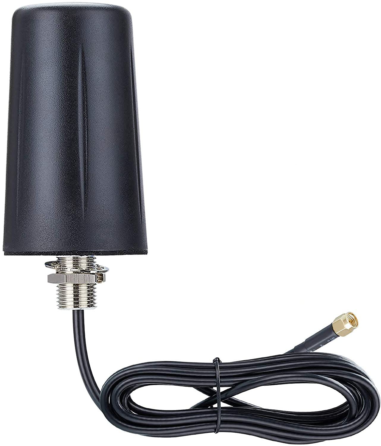 MOOKEERF Outdoor 4G LTE Antenna 5 dBi Waterproof Outdoor Bracket Wall Mount Omni-Directional Antenna with 10ft SMA Male Coax Cable