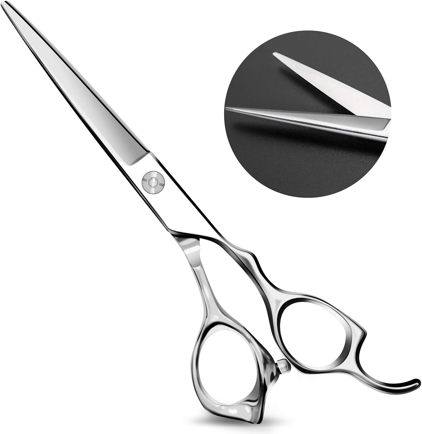 [LATEST 2020] Hair Scissors-Professional Barber Salon Hair Cutting Shears 6.5 inch Japanese Stainless Steel Haircut Scissors Sharp Durable Hair Trimming Scissors for Men Women Children Pets: Health & Personal Care