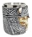 Ebros Viking Horned Demon Warrior Skull With Battle Helmet Mug Beer Stein Tankard Coffee Cup