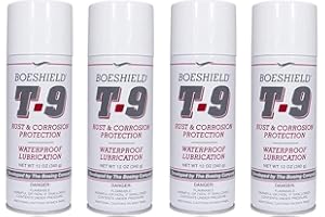 Boeshield T-9 Rust & Corrosion Protection/Inhibitor and Waterproof Lubrication, 12 oz. (4 Pack)