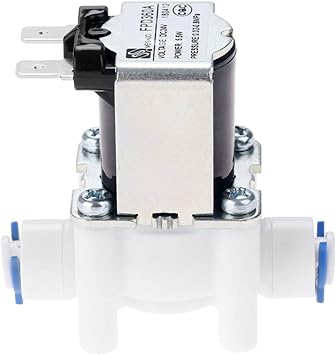 Válvula de agua eléctrica AC 24 V DC válvula de solenoide conexión ...