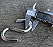 WALLNITURE Premium Quality Heavy-Duty Small S Shaped Utility Hooks Chrome Finish 3.5 Inches Pack of 2