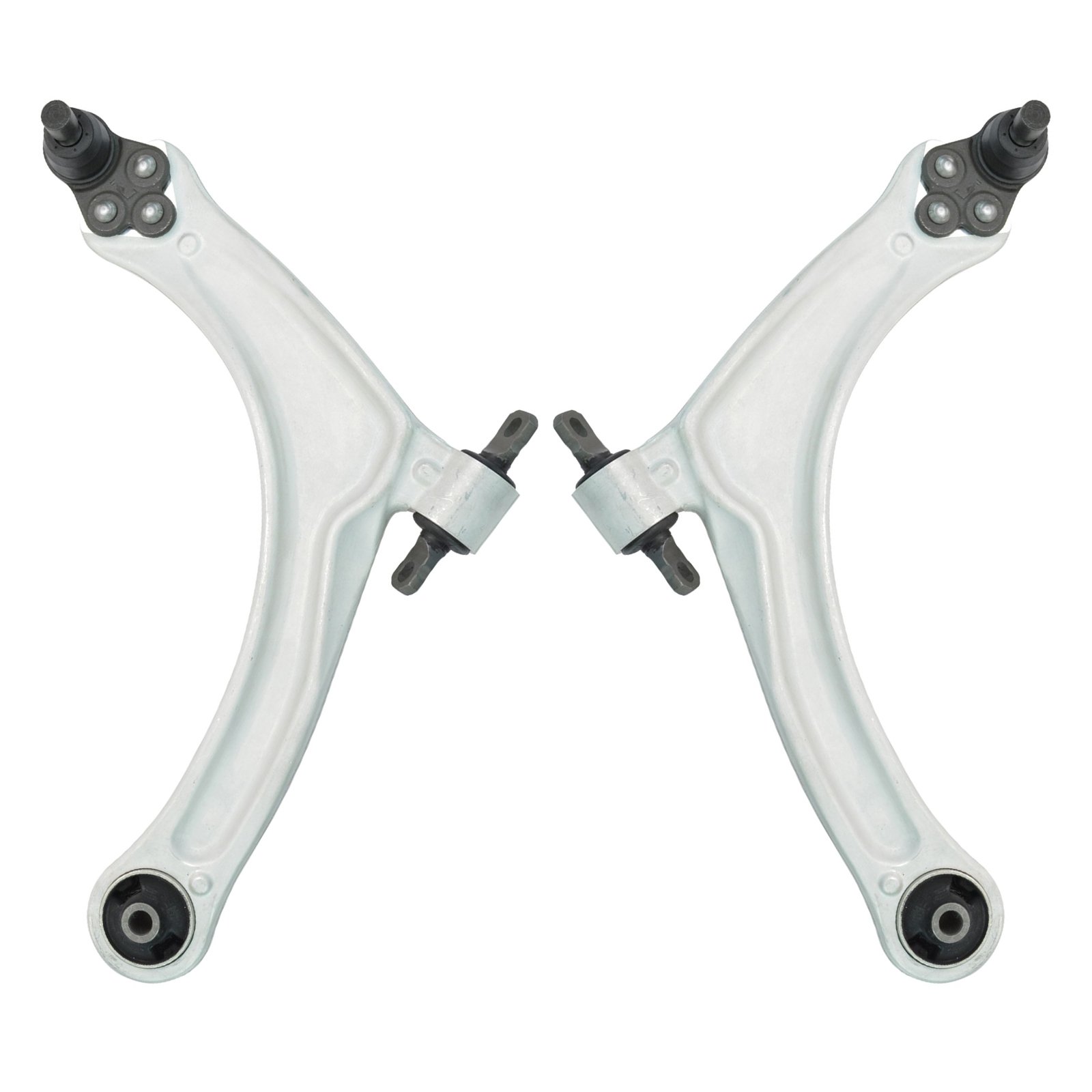 TRQ Front Left and Right Lower Control Arm with Ball Joint Set 2 Piece Compatible with 2006-2010 Chevrolet Cobalt 2006-2011 HHR 2007-2009 Pontiac G5 Image
