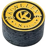 KONLLEN 14mm Pool Cue Tips 6/9 Layer Leather S/M/H Options | Laminated leather construction, durable performance, multiple hardness options, stable cue contact