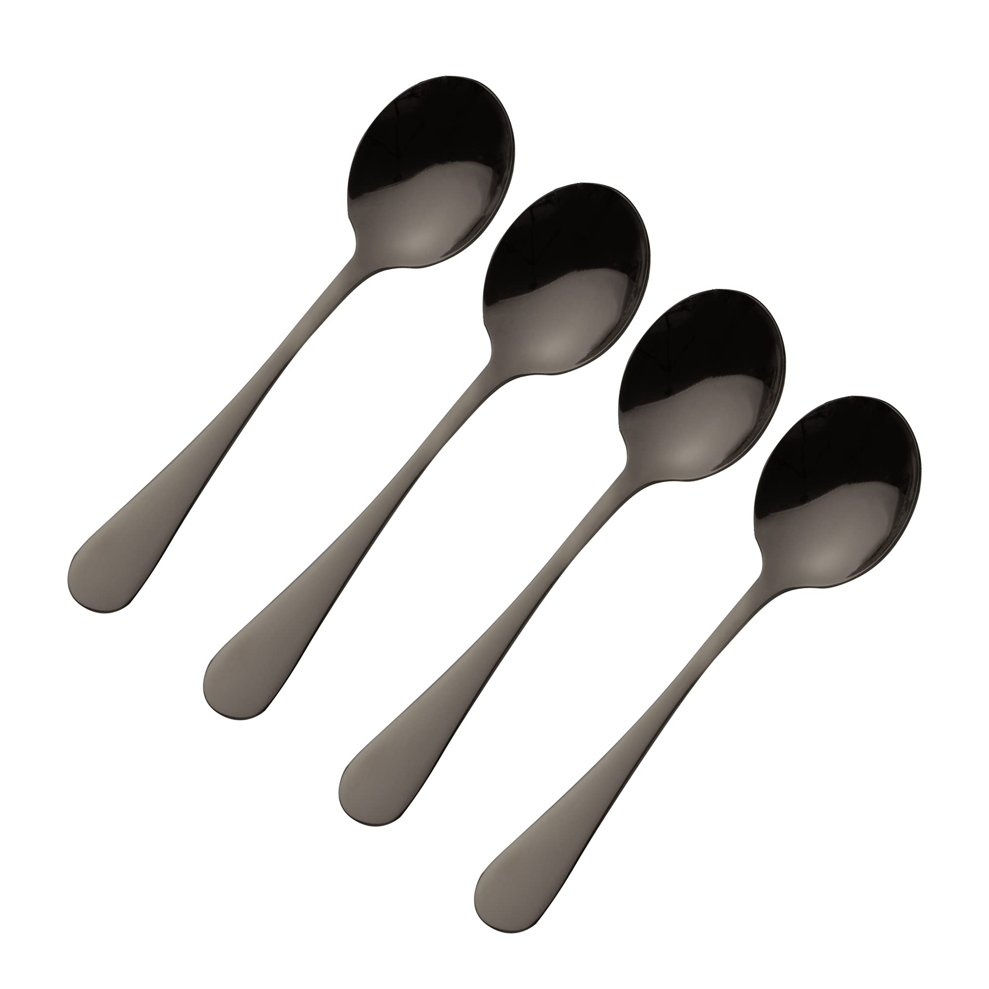 Viners 4 Piece 18/0 Grey Stainless Steel Tea Spoons Set