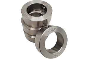 Coastal Shaft Collars - 1.125" Bore Diameter - Set Screw Shaft Collar - 303 Stainless Steel (4 Pack)