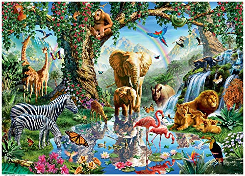 Ravensburger Adventures in The Jungle-1000 Piece Jigsaw Puzzle